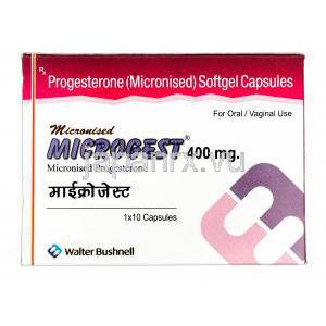 マイクロゲスト, 微粒子状プロゲステロン 400mg　箱