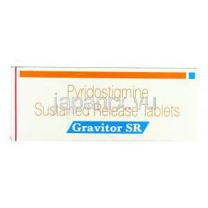 グラビター, 臭化ピリドスチグミン 180mg 錠 (Sun Pharma) 箱