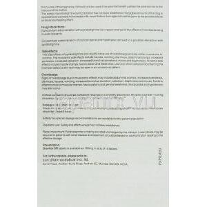 グラビター, 臭化ピリドスチグミン 180mg 錠 (Sun Pharma) 情報シート2
