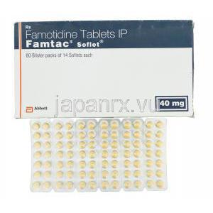 ファモタックソフレット,ペプシドジェネリック,ファモチジン　40mg