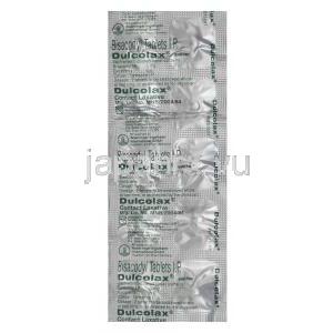 ビサコジル(サトラックス ジェネリック), Bolax, 5mg 錠 (Cipla) 包装