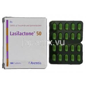 ラシラクトン50 Lasilactone 50, フルセミド 20mg, スピノロラクトン 50mg, 錠