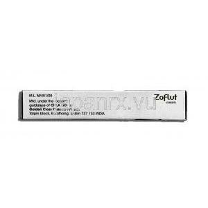 ゾフルット, フルチカゾン, Zoflut, 0.05% 10gm クリーム  箱