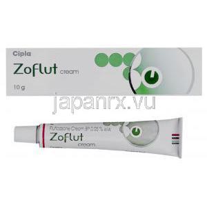 ゾフルット, フルチカゾン, Zoflut, 0.05% 10gm クリーム
