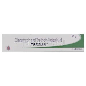 クラルバクト Clarbact, クラリス ジェネリック, クラリスロマイシン 250mg 錠 (IPCA) 箱側面