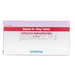 ベサバーXL,　ウロザトラルジェネリック,　アルフゾシン　10mg 徐放性錠　箱