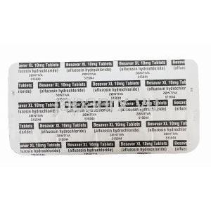 ベサバーXL,　ウロザトラルジェネリック,　アルフゾシン　10mg 徐放性錠　錠　シート