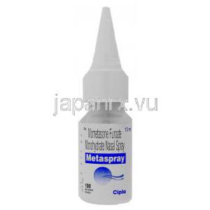 メタスプレー, モメタゾンフランカルボン酸 点鼻液噴霧用 薬瓶