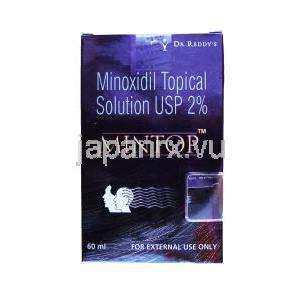 MX-2,　ロゲインジェネリック,　ミノキシジル局所用溶液 2% 60ml 箱　　