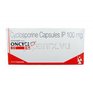 オンサイクロ 100, ネオーラルジェネリック,シクロスポリン 100mg 箱