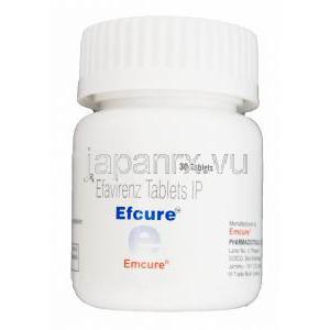 エフキュア,　エファビルジェネリック,エファビレンツ 600mg　瓶