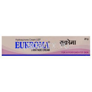 ユークロマ, ヒドロキノン 4% 30gm クリーム(Yash Laboratories)　箱