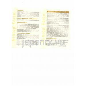 ミントップ フォルテ, ミノキシジル 5% 60ml (Dr Reddy) 液剤　説明書3