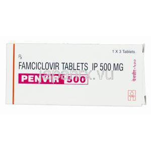 ペンビル 500, ファムビルジェネリック,　ファムシクロビル 500mg 箱　