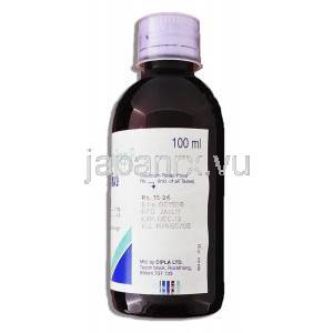 サルブタモール（ベネトリン ジェネリック）, Asthalin,  0.04% 100ml シロップ (Cipla) 製造者情報