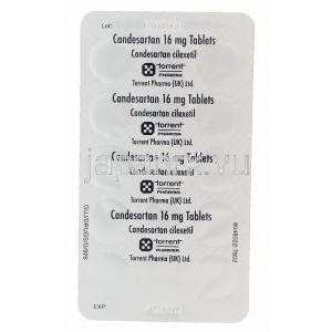カンデサルタン,　アタカンドジェネリック,　カンデサルタンシレキセチル　16mg 錠　