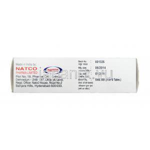 デサイファー,　エクジェイド ジェネリック,デフェラシロクス　400mg　製造元： Natco Pharma ma