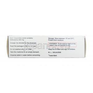デサイファー,　エクジェイド ジェネリック,デフェラシロクス　400mg 保存方法