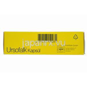 ウルソフォーク,ウルソデオキシコール酸　250mg　製造元：Dr.Falk Pharma