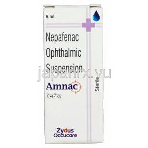 アムナック,　ネパフェナク 0.1% 5ml 点眼薬
