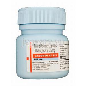 バソビン-XL, ニトログリセリン 6.5mg 徐放性カプセル