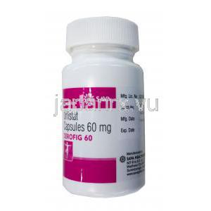 ゼロフィグ, ゼニカルジェネリック,オルリスタット 60mg