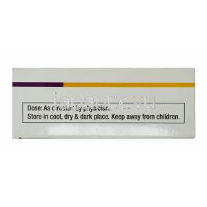 コンフォーラ,エルミロンジェネリック,ポリ硫酸ペントサン 100mg カプセル　箱　側面