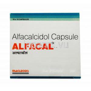 カルシフェロールジェネリック,　アルファカルシドールカプセル　0.25mcg　箱　情報