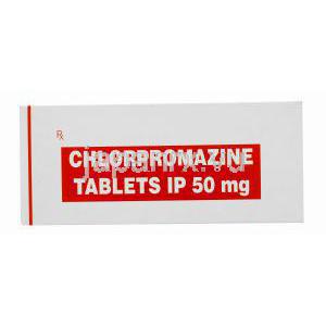 ラーガクティルジェネリック,　クロルプロマジン 50mg　箱
