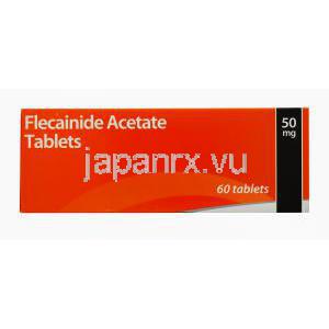 フレカイニド,50mg 60錠,　箱側面