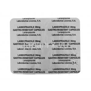 プレバシドジェネリック,　ランソプラゾール 30mg　カプセル,　シート