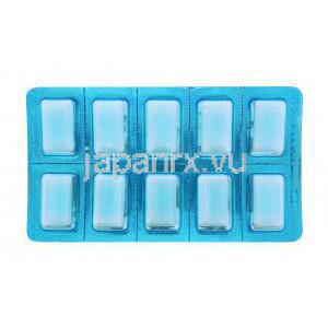 Nicogum4,　ニコチン代替療法用ガム 4mg, ミント味，シート