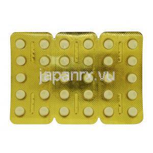 ジェネリックシベリウム, フルナリジン 10 mg 製造元：Janssen,シート表面