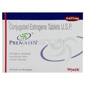 結合型エストロゲン  0.625 mg 錠箱