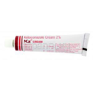 ケトコナゾール, ニゾラール ジェネリック, KZ クリーム, 2% 30g,箱表面,成分,注意事項