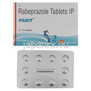 パリット　Parit、ラベプラゾールナトリウム　20mg