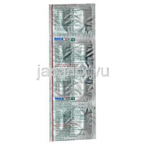 モックス CV (アモキシシリン 875mg/ クラブラン酸 125mg)