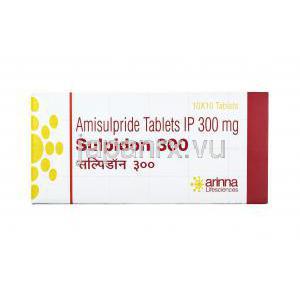 スルピドン (アミスルプリド) 300mg 箱