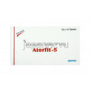アトルフィット (アトルバスタチン) 5mg 箱