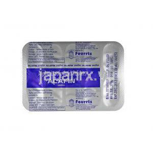 アラフィン (α-リポ酸) 錠剤裏面