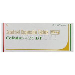 セファデュール Cefadur, ドルセファン ジェネリック, セファドロキシル 125mg 錠 (Ohara) 箱