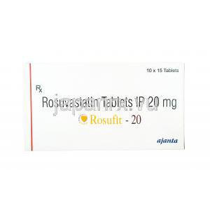 ロスフィット  (ロスバスタチン) 20mg 箱