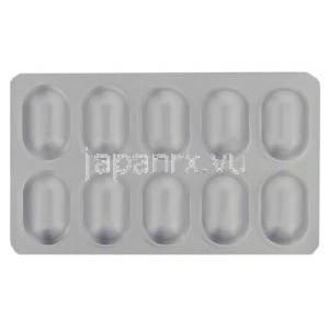 テルミサルタン/ヒドロクロロチアジド配合, Telma-H, 40mg/ 12.5mg錠 (Glenmark) 包装