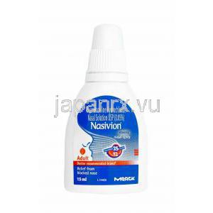 ナシビオン 点鼻薬 (オキシメタゾリン) 0.5mg 15ml ボトル