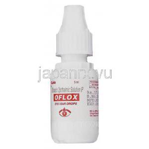 オフロキサシン 3MG/ML　（Oflox） 点眼/点耳薬　 薬瓶