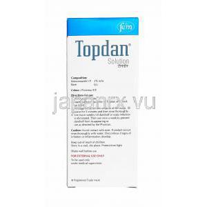トップダン 頭皮洗い流し用液剤 (ケトコナゾール) 使用方法