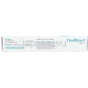 ナジフロキサシン, Nadoxin, 1% 10gm クリーム (Wockhardt) 成分