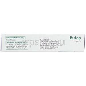 ブテナフィン ( ボレー/ メンタックスジェネリック) , ブトップ　クリーム　Cipla（インド）