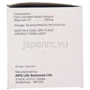 ナプロキセン 500 mg 成分