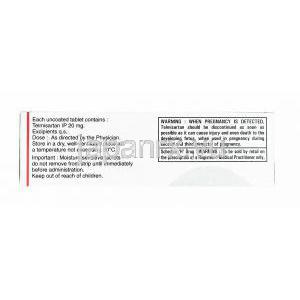 テルミカー (テルミサルタン) 20mg 成分